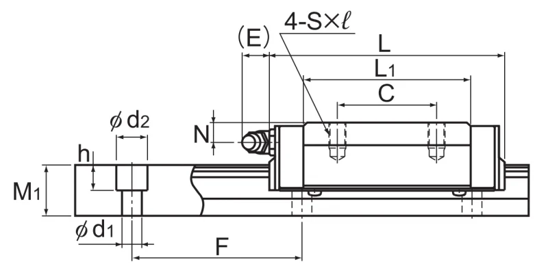 Шариковый подшипник линейного перемещения THK SR 85T THK — изображение 2