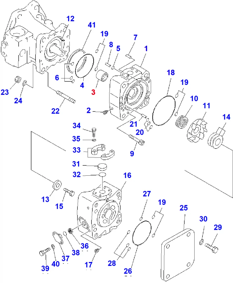 Подшипник KOMATSU 708-27-12880