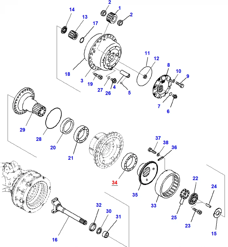Подшипник KOMATSU 56B-22-32790