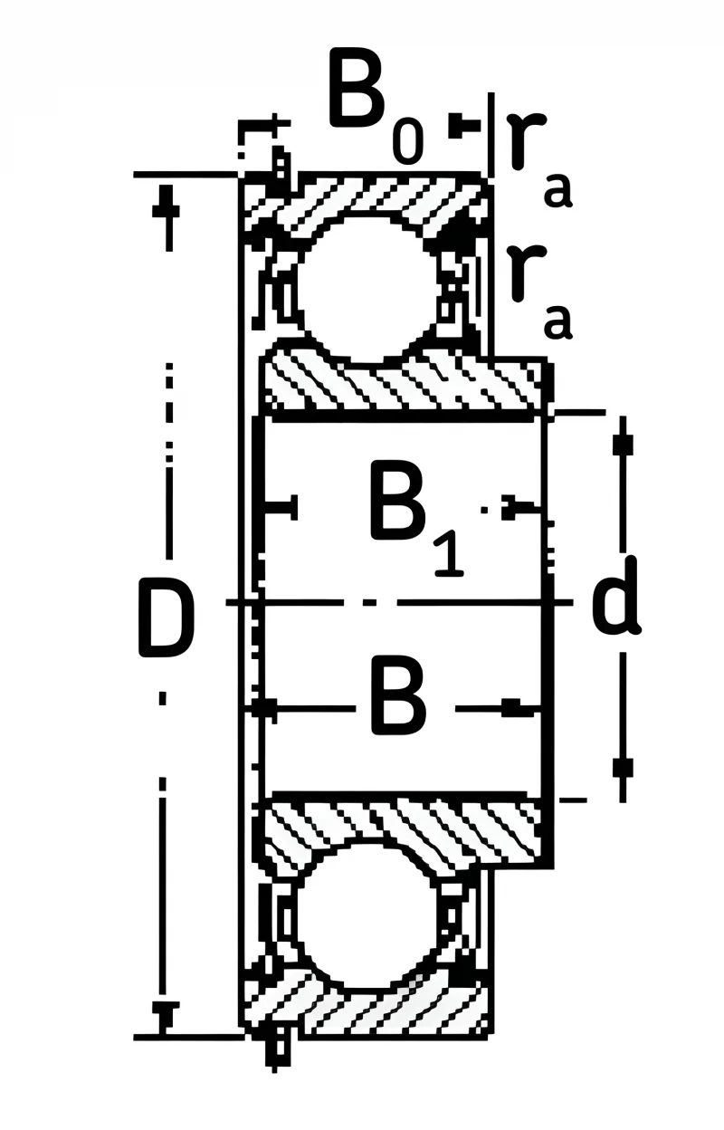 Однорядный радиально-упорный шариковый подшипник 487502 MRC/Marlin Rockwell