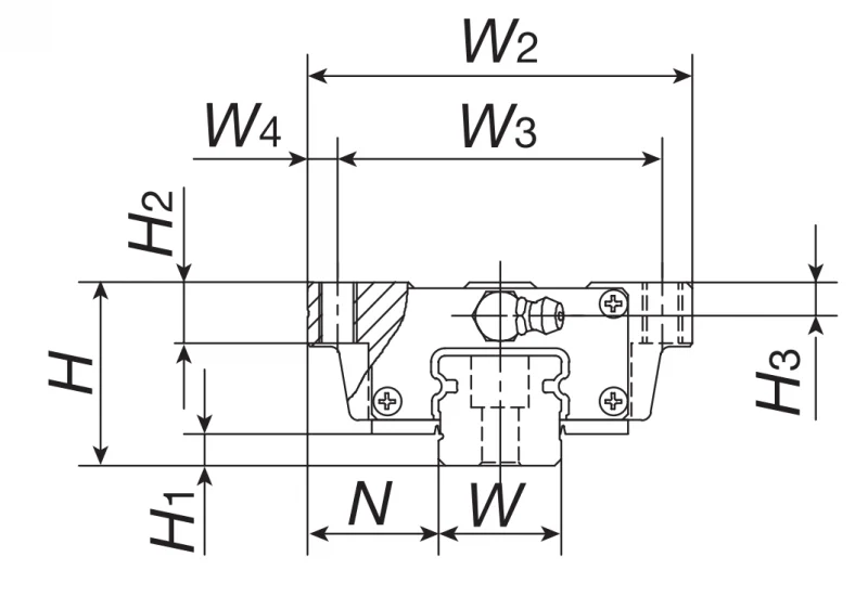 Шариковый подшипник линейного перемещения MHT 30 С1T0HS2 IKO