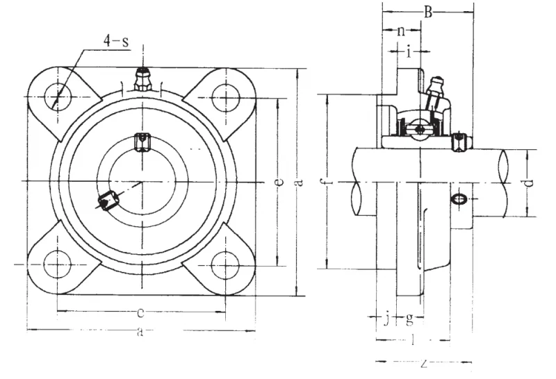 Подшипник для корпусов UCFS 308-25 FBJ