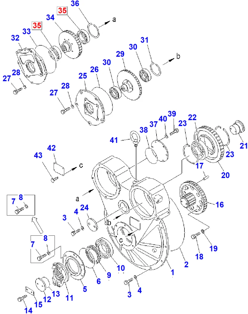 Подшипник KOMATSU 06030-06210