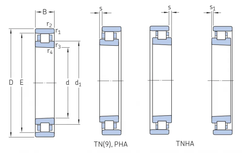 Цилиндрический роликовый однорядный подшипник N1015KTN/SP SKF