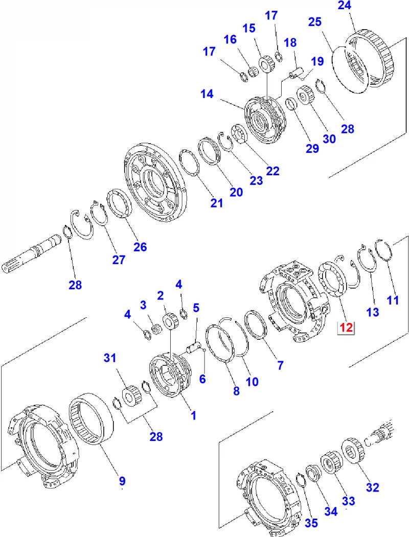 Подшипник KOMATSU 06000-06926