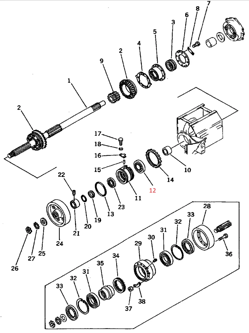 Подшипник KOMATSU 06002-30311
