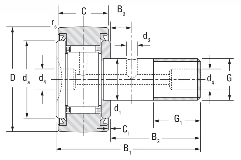 Кулачковые ролики KR32.DZ.2RS Torrington