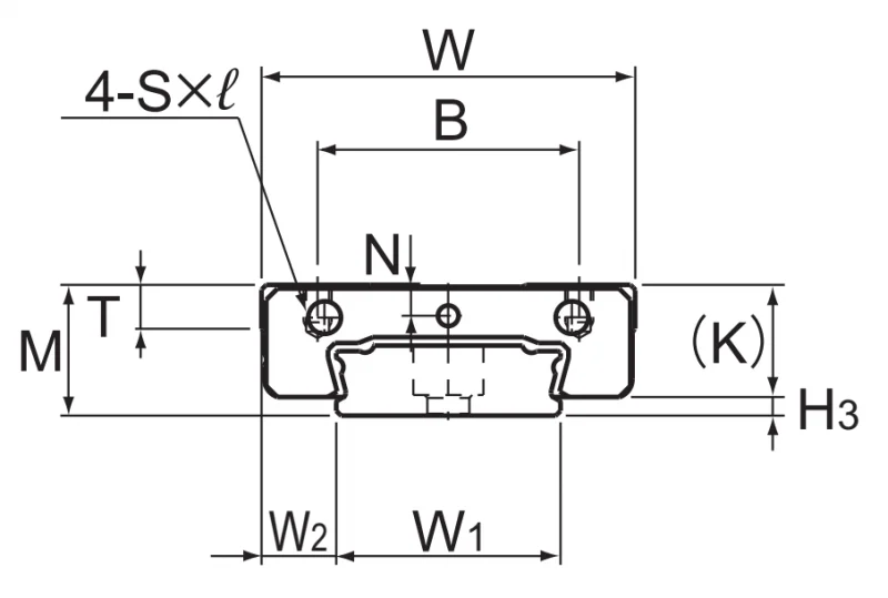 Шариковый подшипник линейного перемещения THK SHW 14CRM THK