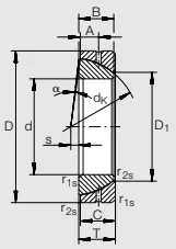 Шарнирные головки GE 180 SX INA