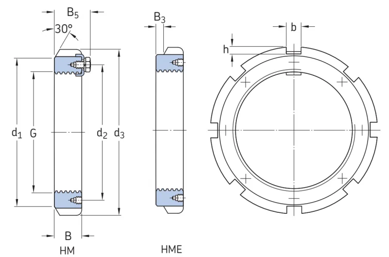 Стопорные гайки HM3188 SKF