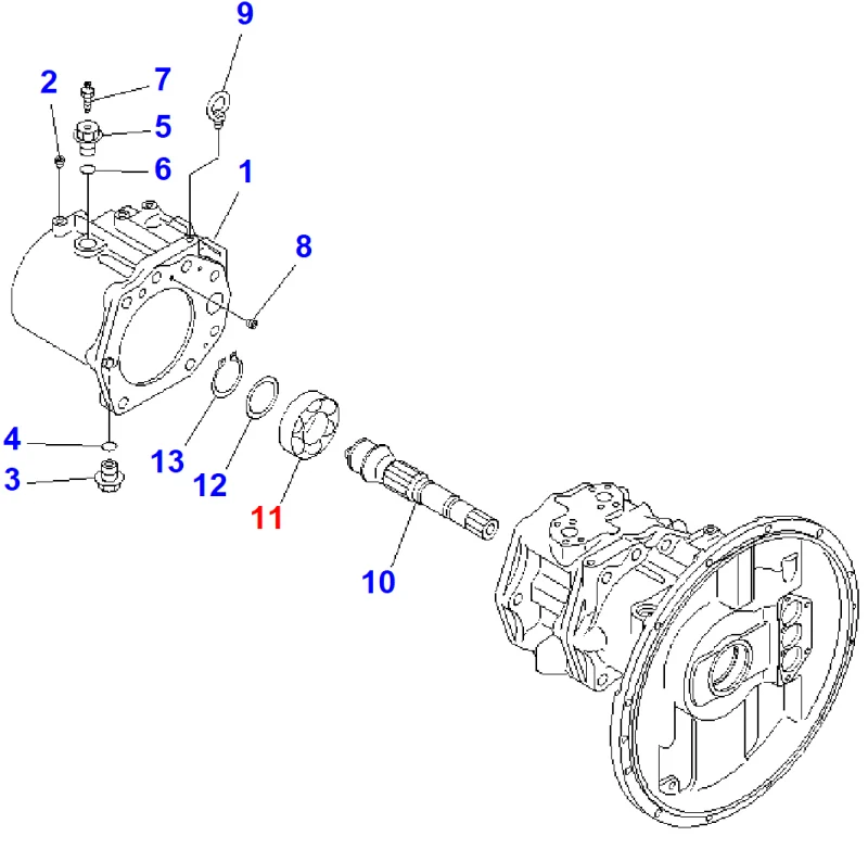 Подшипник KOMATSU 708-1H-22150