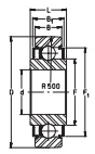 Опорные ролики LR207RRU INA