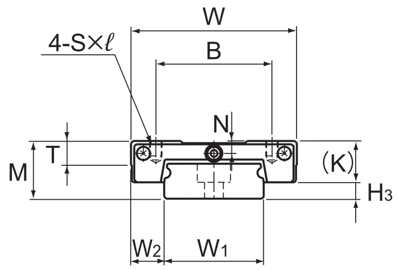 Шариковый подшипник линейного перемещения THK RSR 14WVM THK