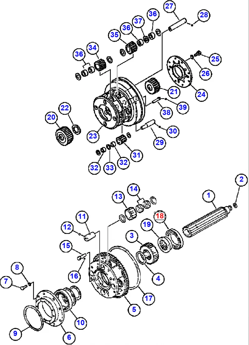 Подшипник KOMATSU 06000-06930