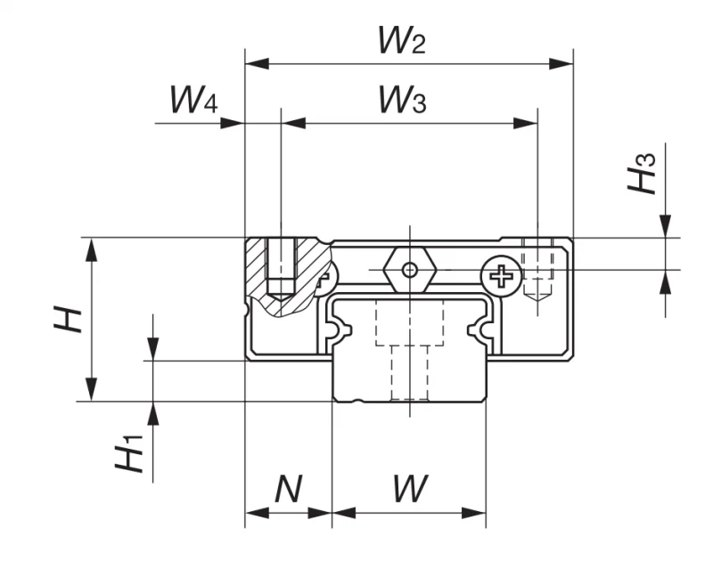 Шариковый подшипник линейного перемещения LWLC 25 С1BT0HS2 IKO
