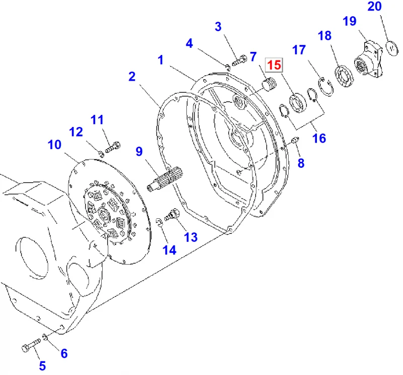 Подшипник KOMATSU 06000-06006