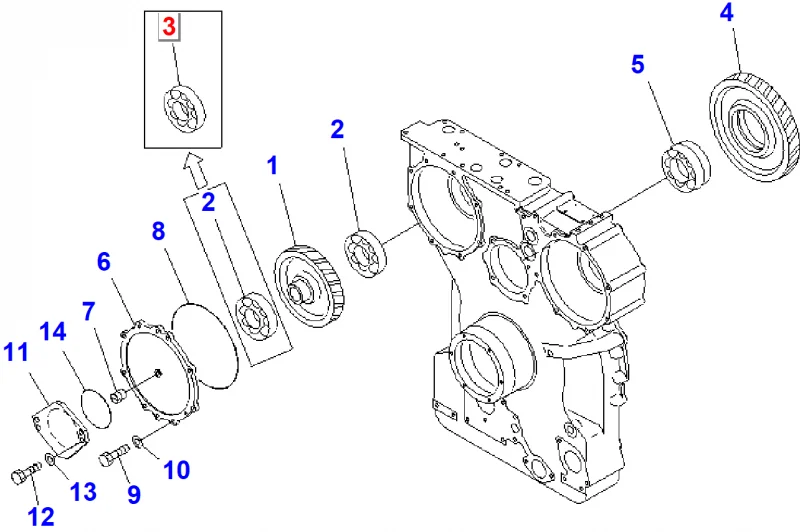 Подшипник KOMATSU 06330-06315