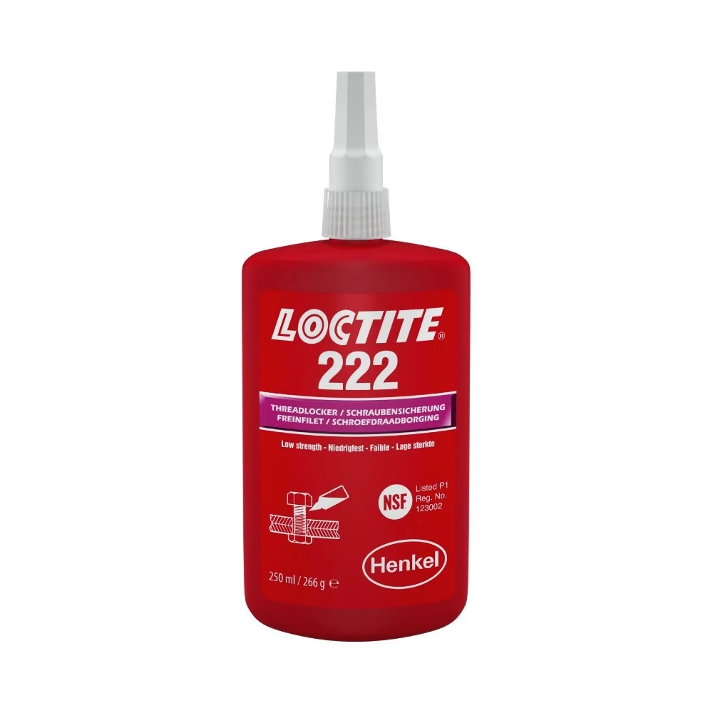 Резьбовой фиксатор низкой прочности LOCTITE 222 250ML