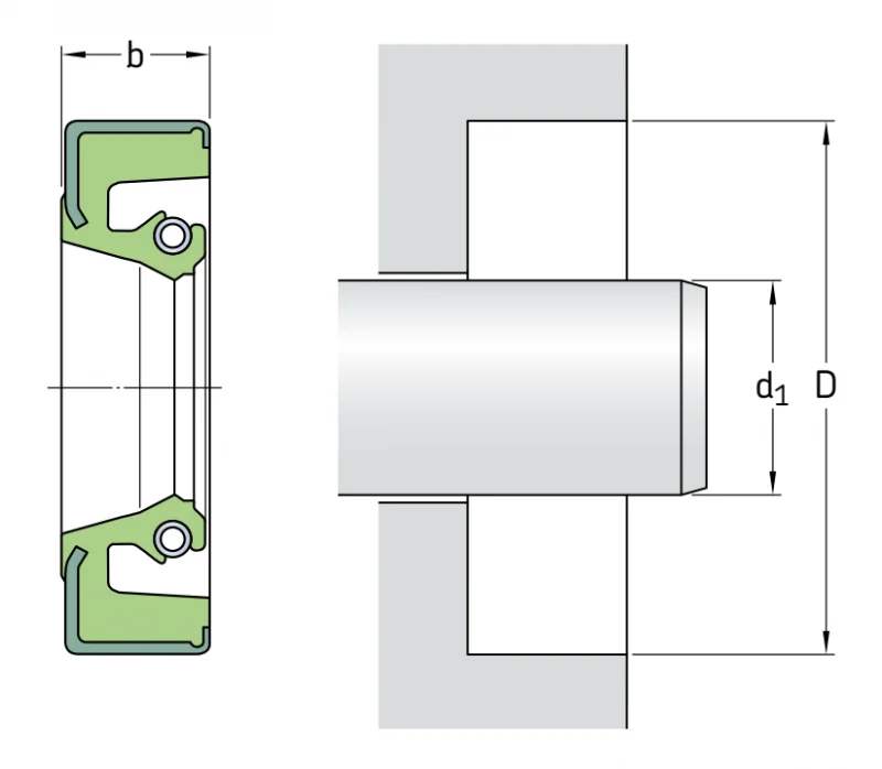 Уплотнения в сборе 68760 SKF