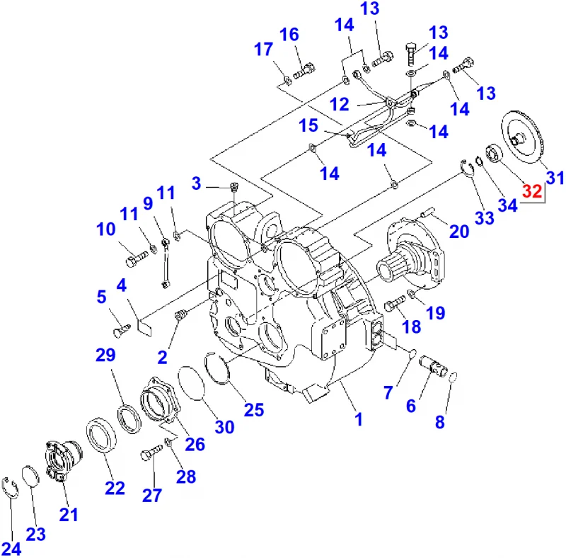 Подшипник KOMATSU 17A-13-24490
