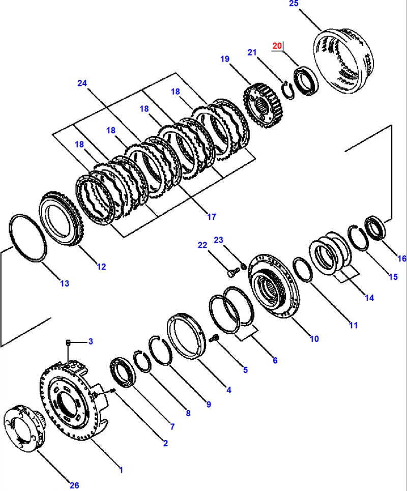 Подшипник KOMATSU 06000-06924