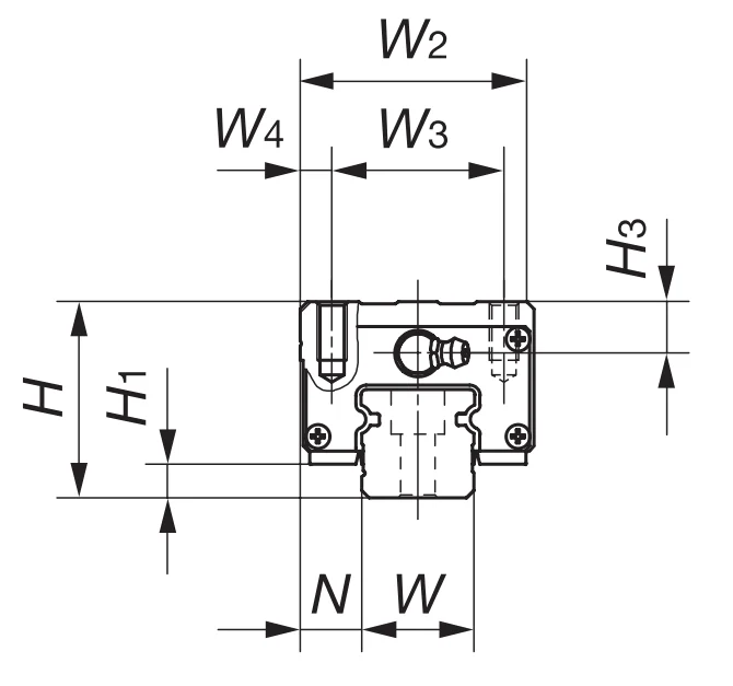 Шариковый подшипник линейного перемещения LWHDC 12 С1SLT0H IKO