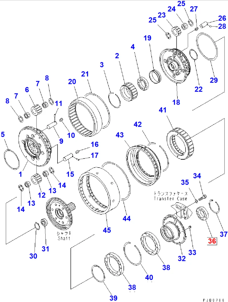 Подшипник KOMATSU 06030-06215