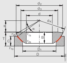 Шарнирные головки GE 180 AW INA