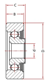 Специальный подшипник TW 74-25-25-29-R BECO