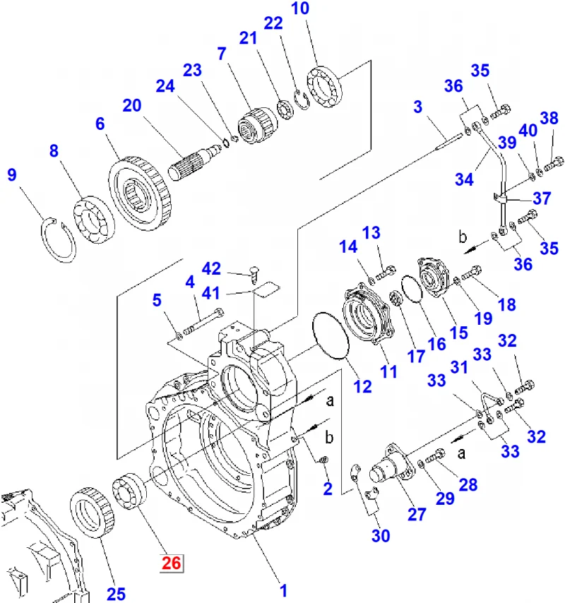 Подшипник KOMATSU 711-49-14230