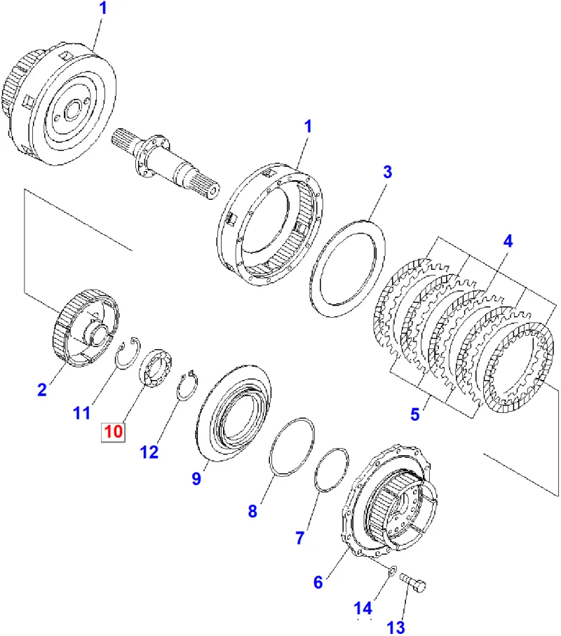 Подшипник KOMATSU 06030-06014