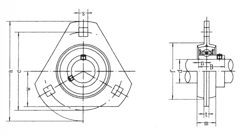 Подшипник для корпусов SBPFT 204 FBJ