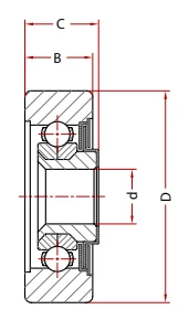 Специальный подшипник TW 74-25-25-29-FС BECO