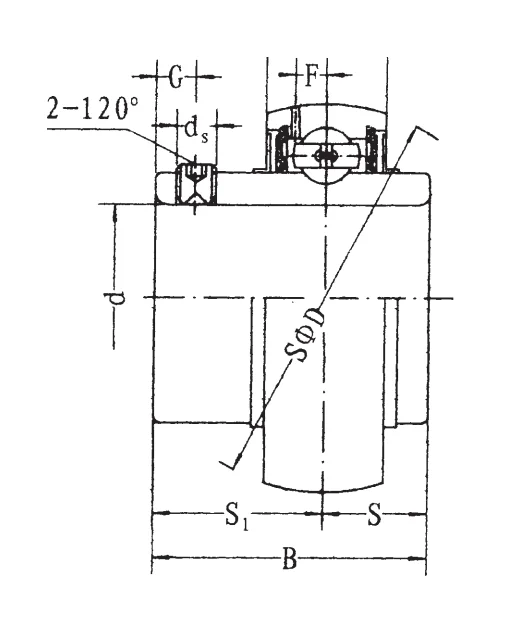 Подшипник для корпусов UC312 FBJ