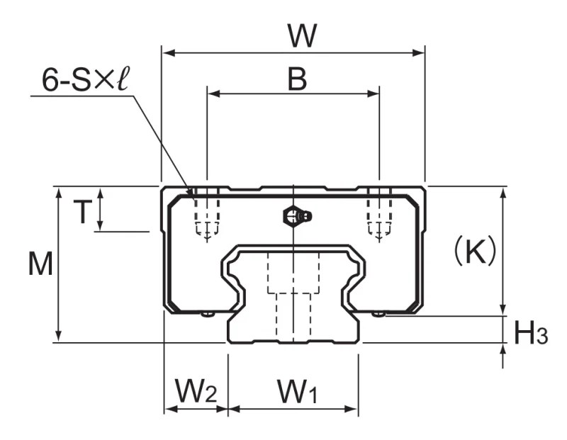 Шариковый подшипник линейного перемещения THK HSR 120HR THK