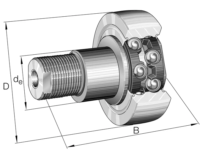 Кулачковые ролики ZLE5205-2Z INA