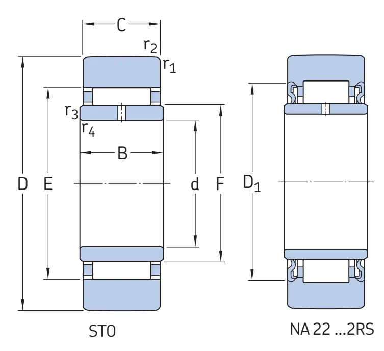 Опорные ролики STO10 SKF