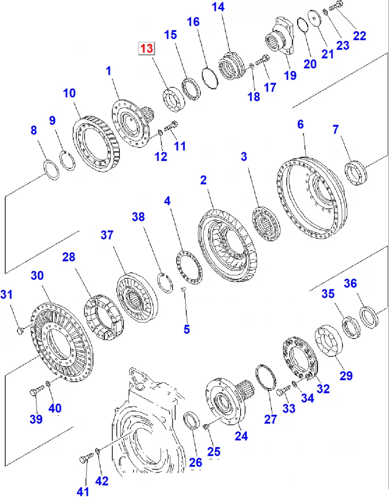 Подшипник KOMATSU 711-56-31370