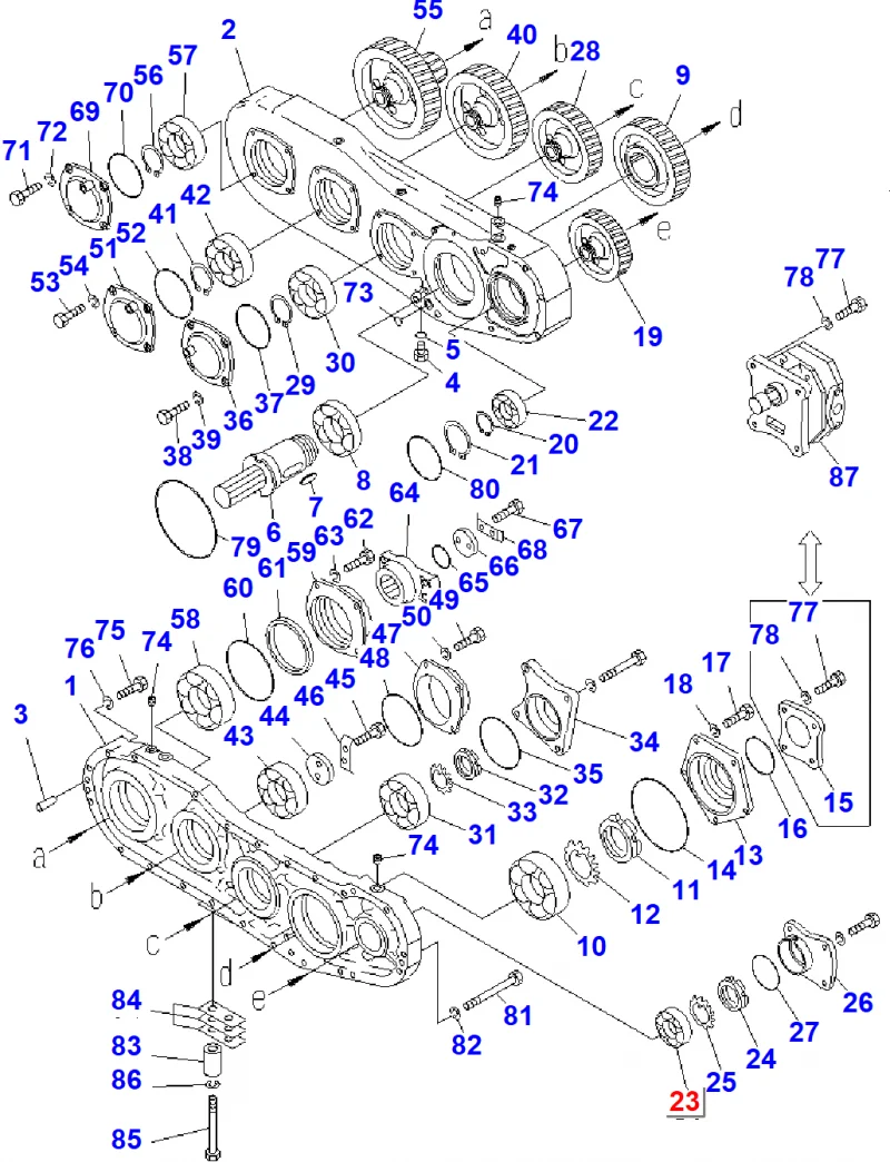 Подшипник KOMATSU 06040-06209