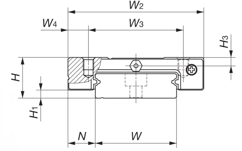 Шариковый подшипник линейного перемещения LWLF30C1BT1HS2 IKO