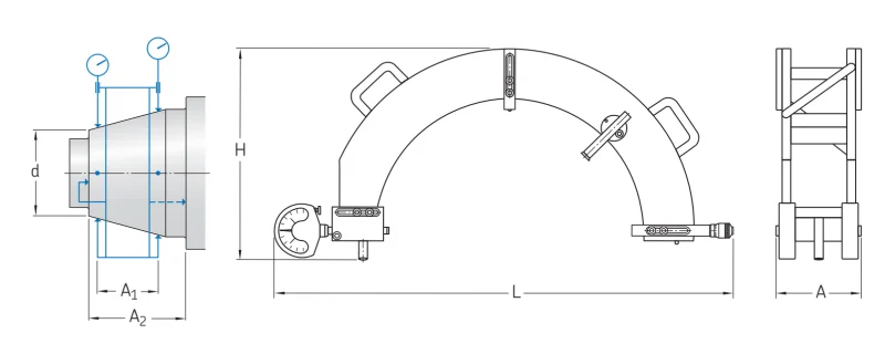 Конический манометр DMB 20/24 SKF