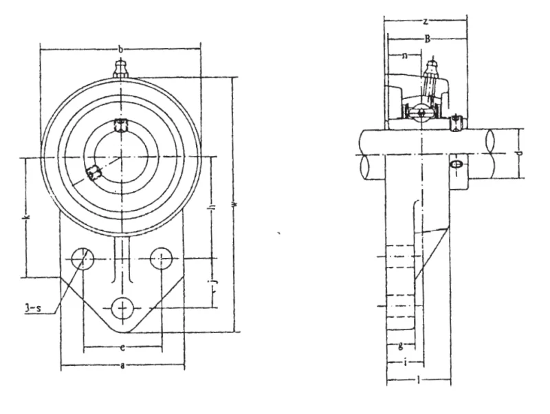 Подшипник для корпусов UCFB 213-40 FBJ