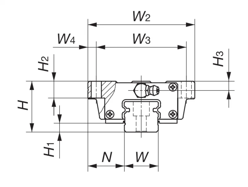 Шариковый подшипник линейного перемещения MHG 25 С1HS2V IKO