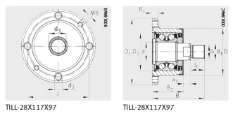 Разъемные корпуса TILL-28X117X97 INA