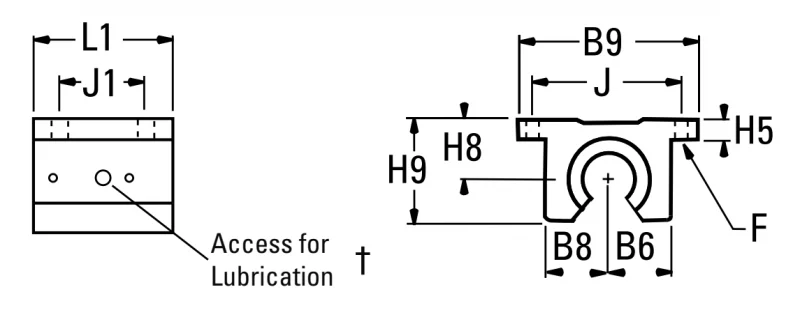 Каретка SSUPB016-XS Thomson