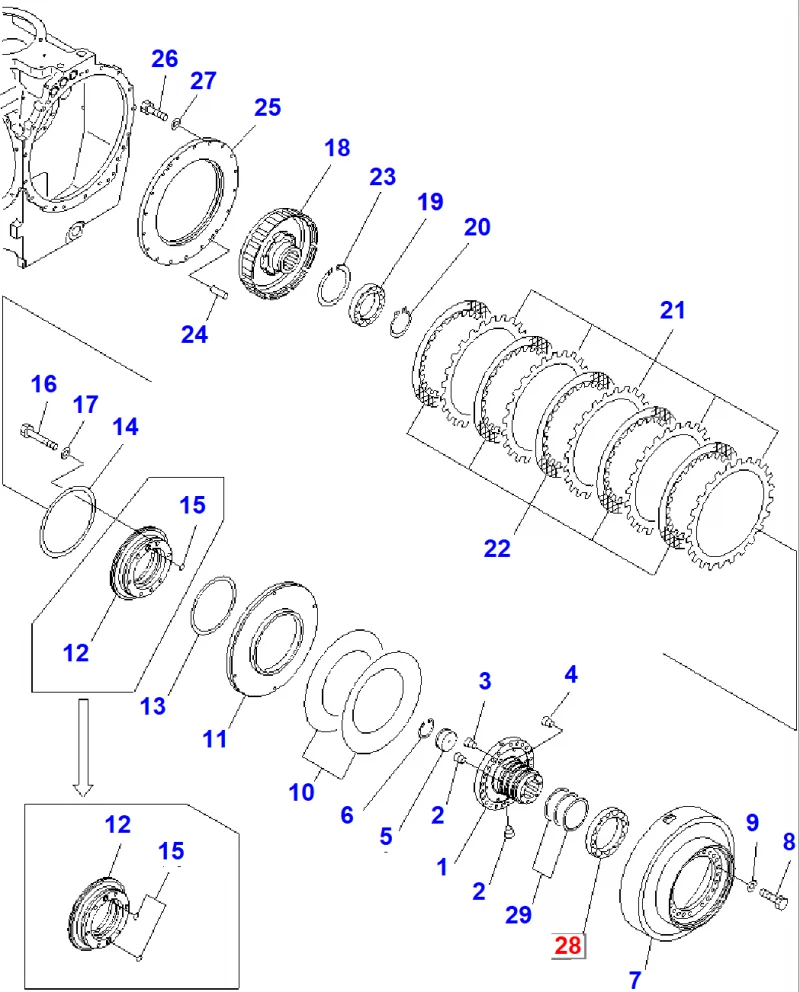 Подшипник KOMATSU 06030-06926