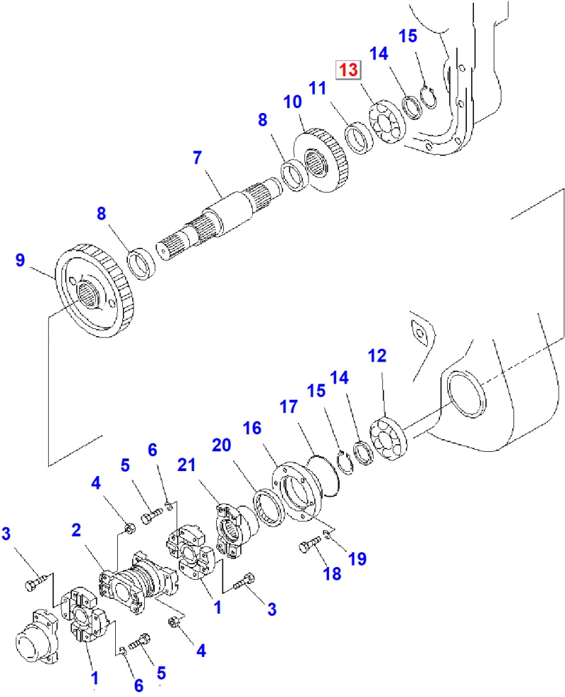 Подшипник KOMATSU 06041-00311