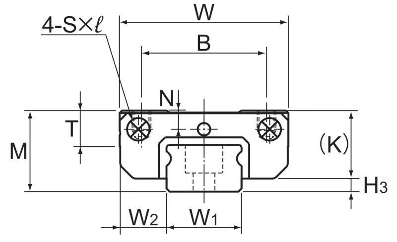 Шариковый подшипник линейного перемещения THK 1 SRS 9XS THK