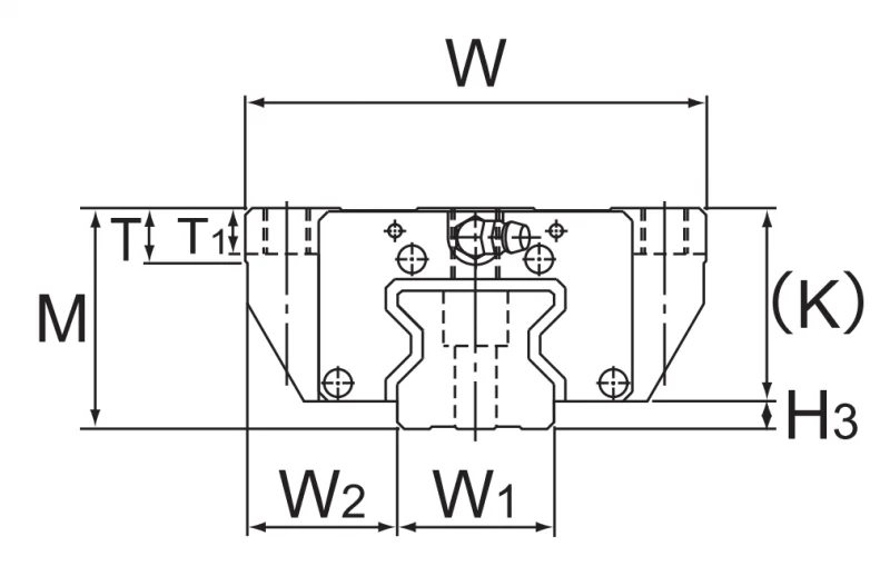 Шариковый подшипник линейного перемещения THK SRG 30C THK