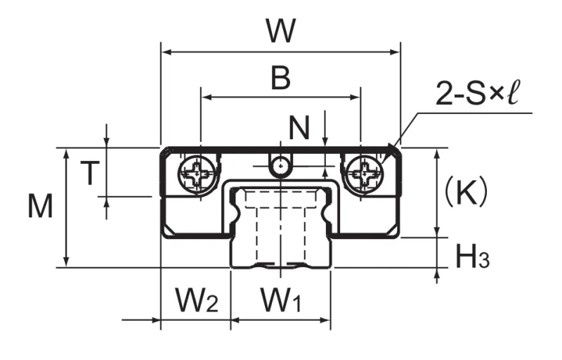 Шариковый подшипник линейного перемещения THK 2 SRS 5M THK